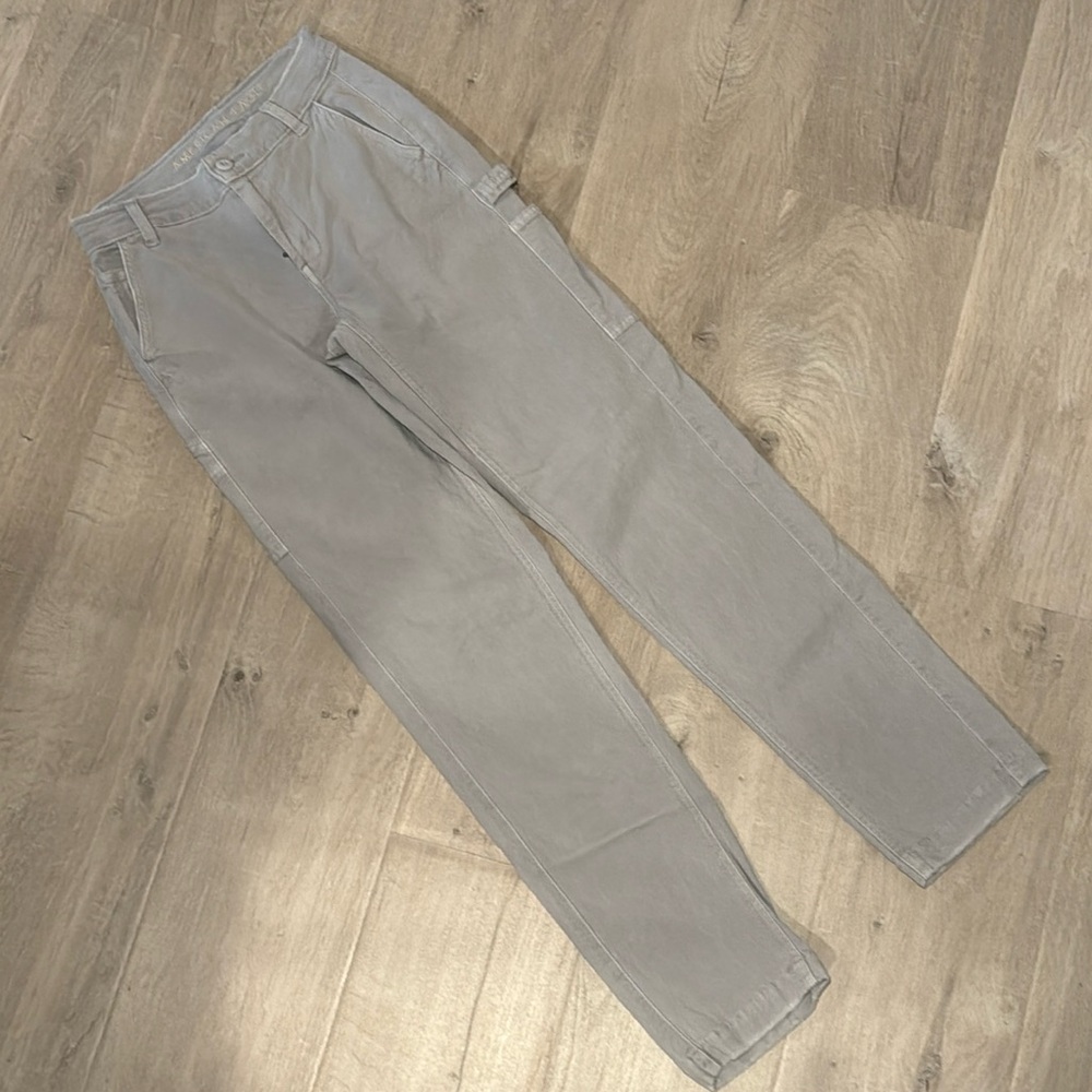 American Eagle outfitters high-rise Street cargo pants 00 regular sand